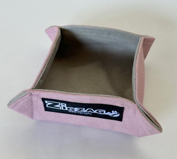 Textil tároló tálka, kínáló tálka 11x11 cm