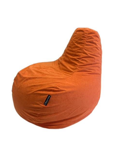 Gamer 1 babzsák Puma, puha bútorszövet huzattal, narancssárga