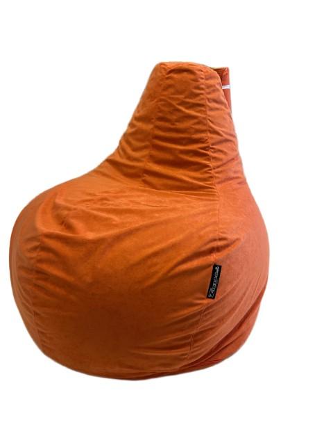 Gamer 1 babzsák Puma, puha bútorszövet huzattal, narancssárga