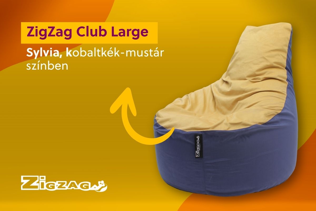 A ZigZag Club Large babzsák a maximális szurkolói élményt nyújtja az olimpia alatt.